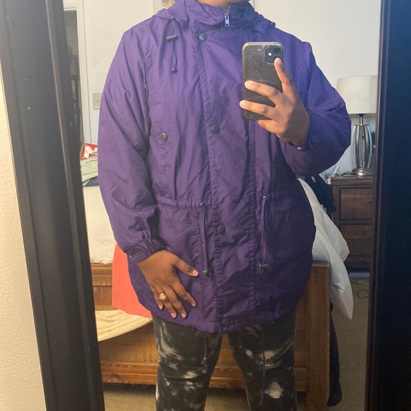 Purple Coat size Large - Picture 2 of 16